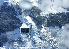 Grimentz chair lift and amazing views from above