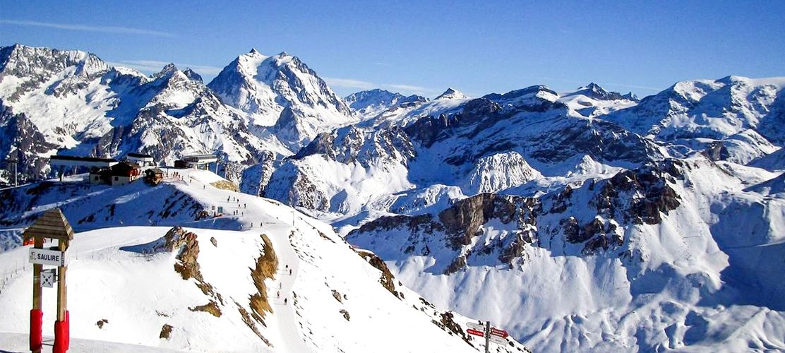 Courchevel mountains and slopes