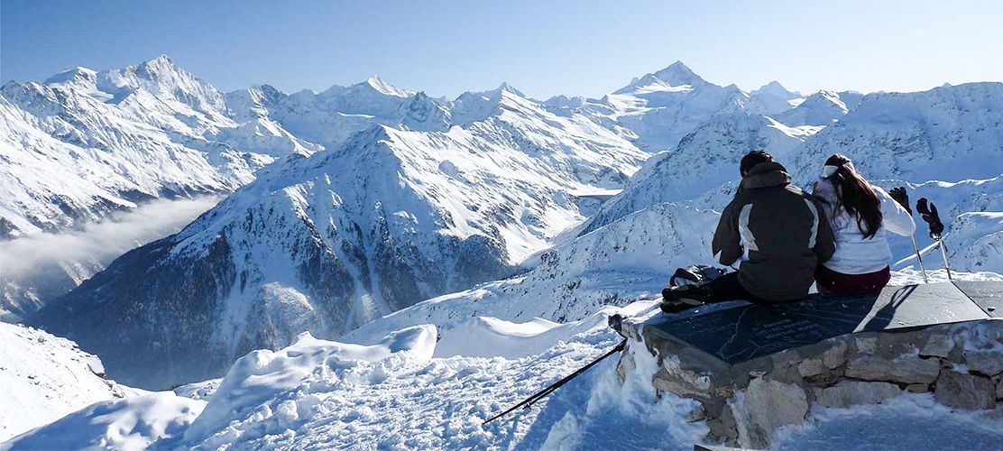 The glorious mountains of Grimentz