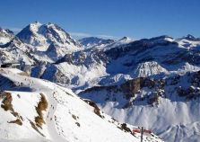 Pistes above Courchevel