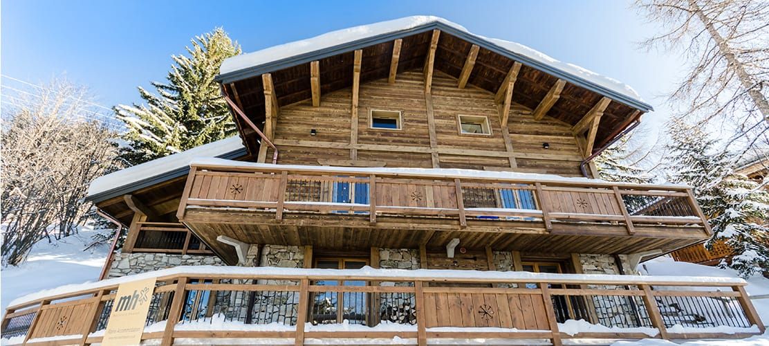 Catered chalet Ammonite in La Plagne exterior picture